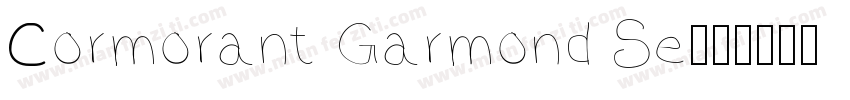 Cormorant Garmond Se字体转换